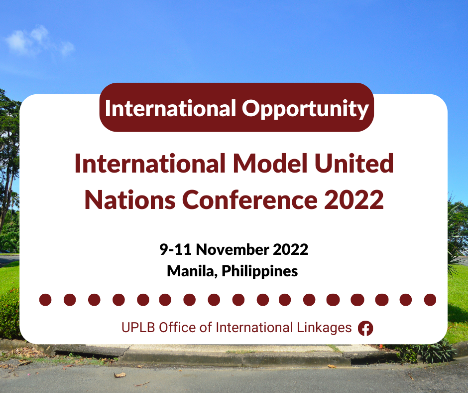 International Model United Nations Conference 2022 - Office Of ...