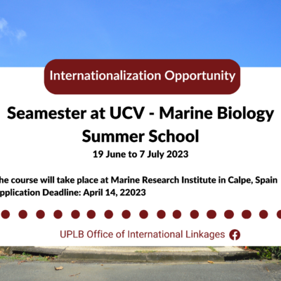 <strong>Seamester at UCV – Marine Biology Summer School</strong>