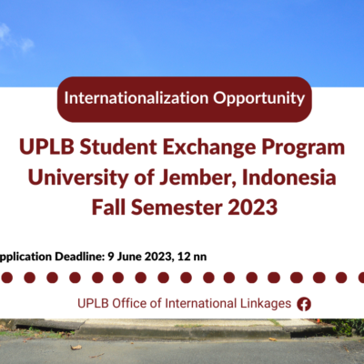 UPLB Student Exchange 2023: University of Jember, Indonesia