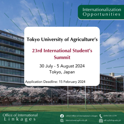 Tokyo University of Agriculture’s International Students Summit 2024
