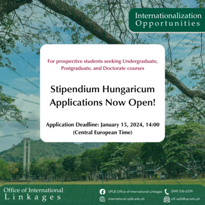 DreamApply online application system for Stipendium Hungaricum applicants is now open!