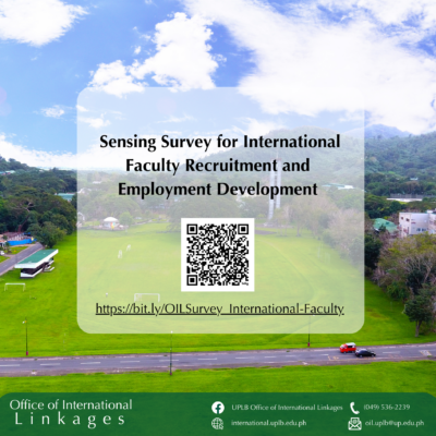 Sensing Survey for International Faculty Recruitment and Employment Development