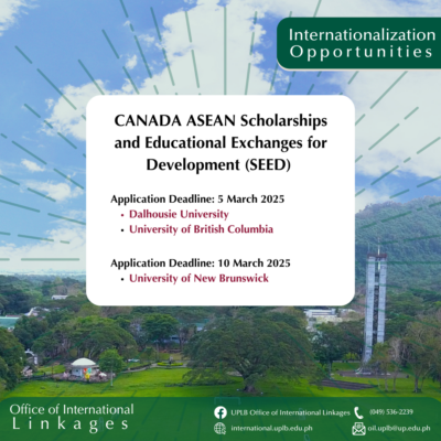 Call for Applications: Canada-ASEAN Scholarships and Educational Exchanges for Development (SEED) 2025